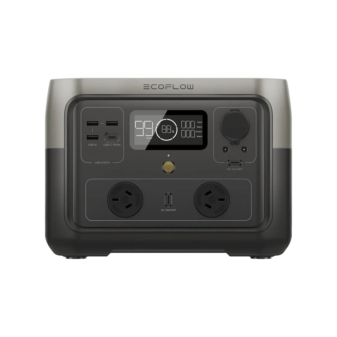 EcoFlow RIVER 2 Max Portable Power Station | 500W 512Wh (40Ah)