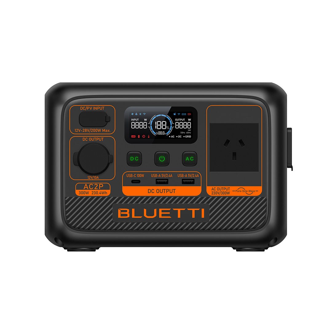 BLUETTI AC2P Portable Power Station | 300W 230.4Wh