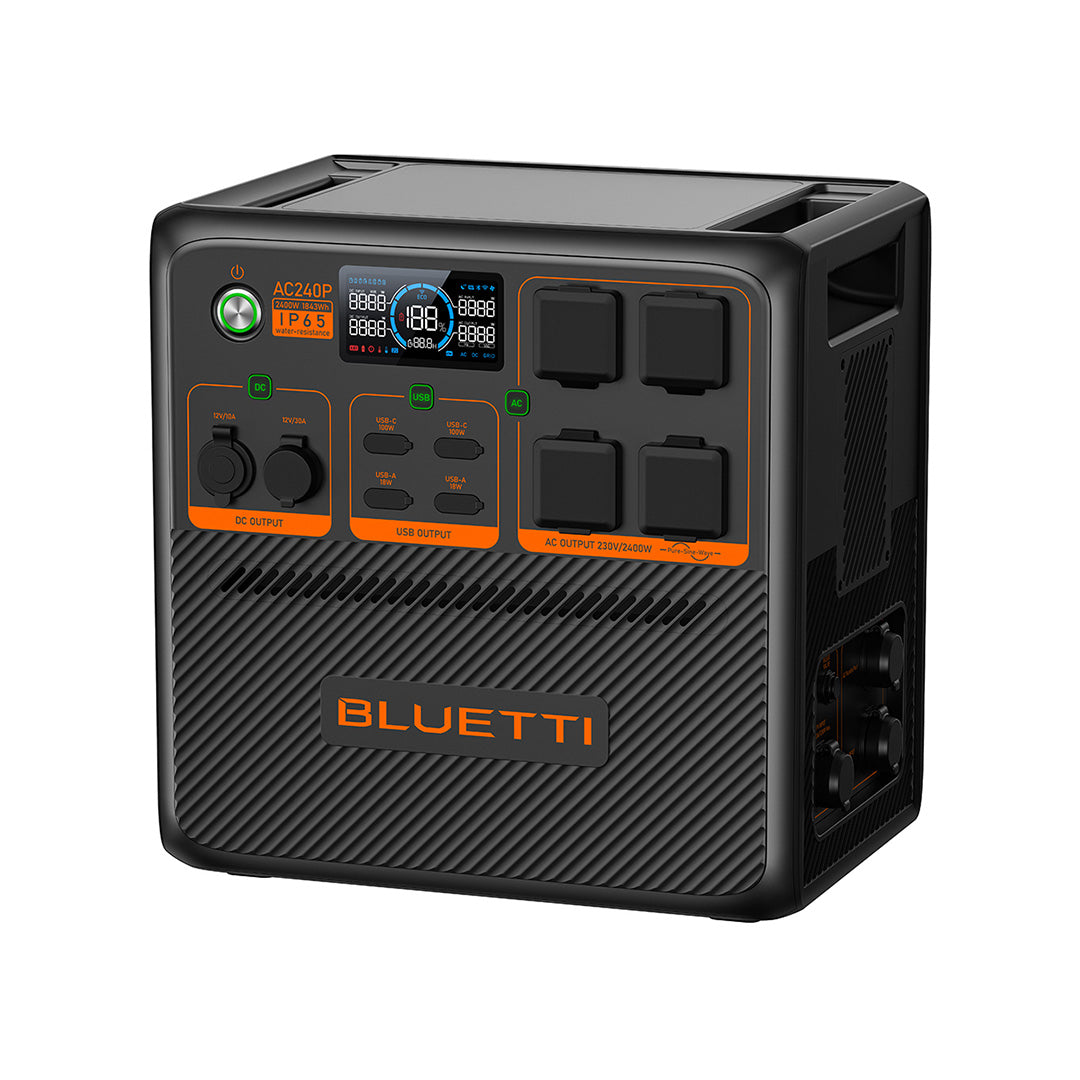 BLUETTI AC240P Portable Power Station | 2400W, IP65 Water & Dust-resistant