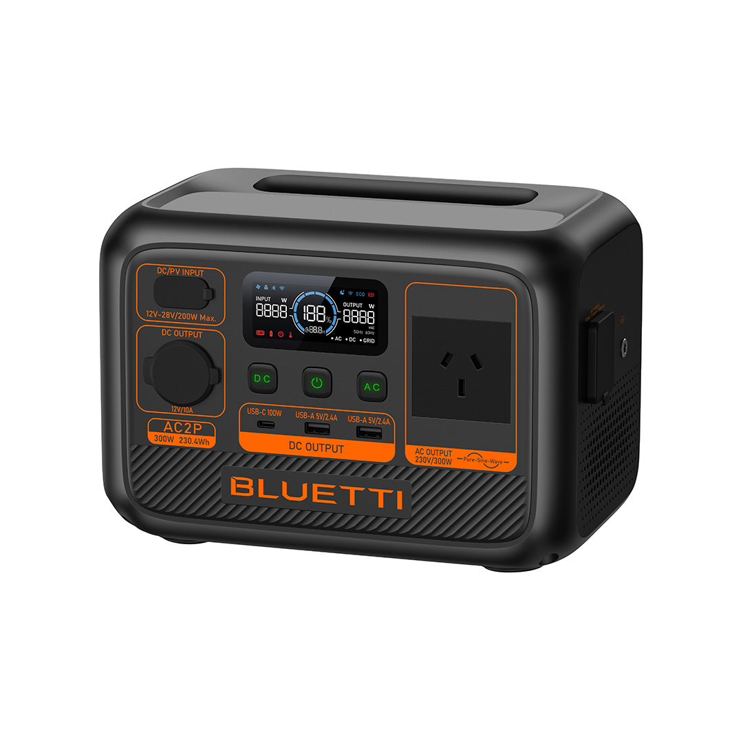 BLUETTI AC2P Portable Power Station | 300W 230.4Wh