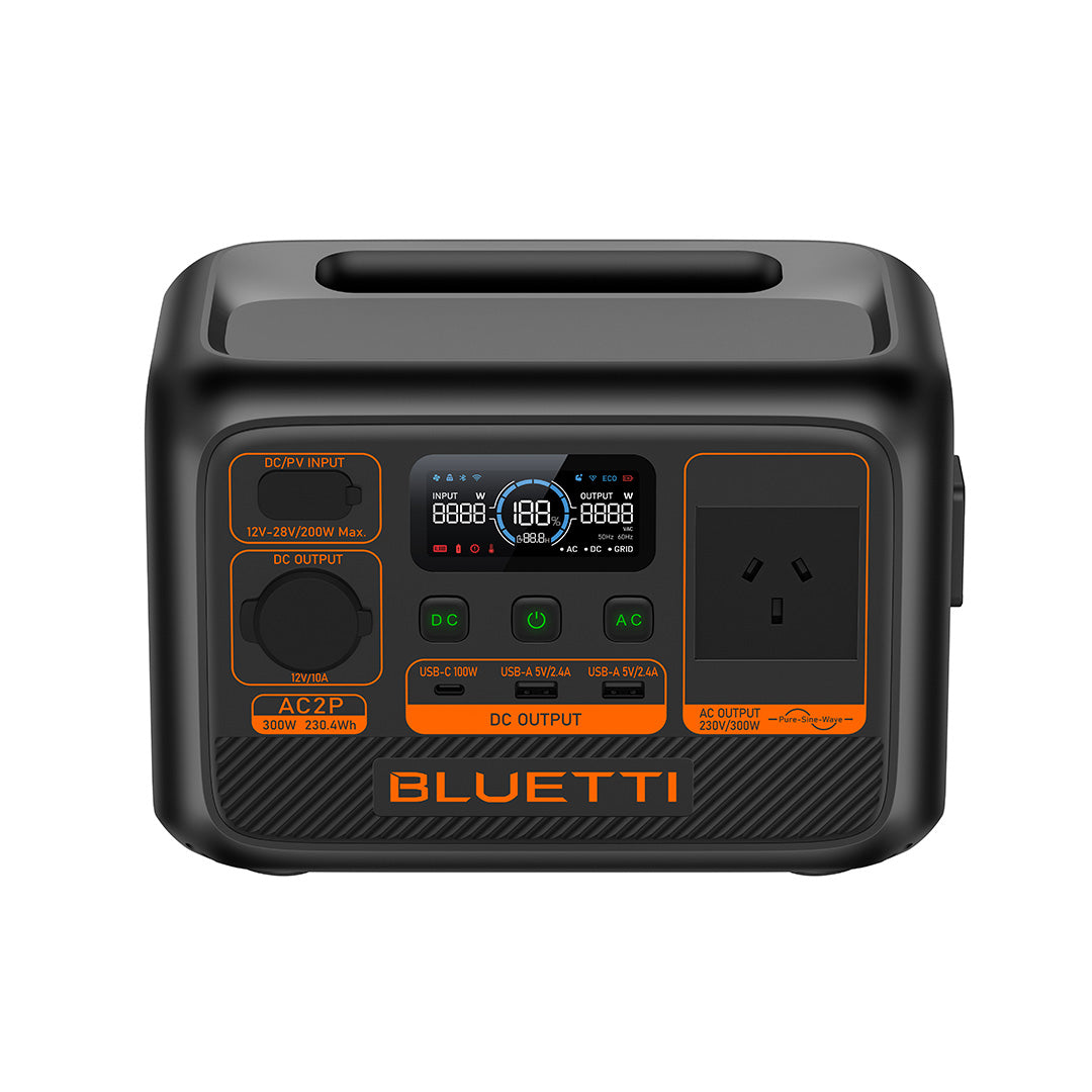 BLUETTI AC2P Portable Power Station | 300W 230.4Wh