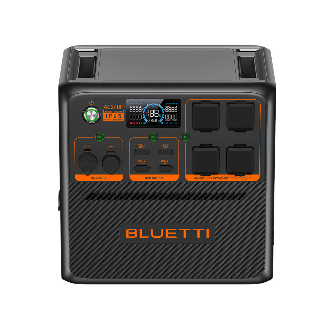 BLUETTI AC240P Portable Power Station | 2400W, IP65 Water & Dust-resistant