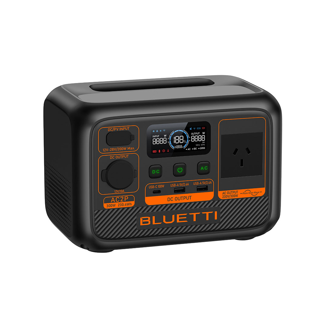 BLUETTI AC2P Portable Power Station | 300W 230.4Wh