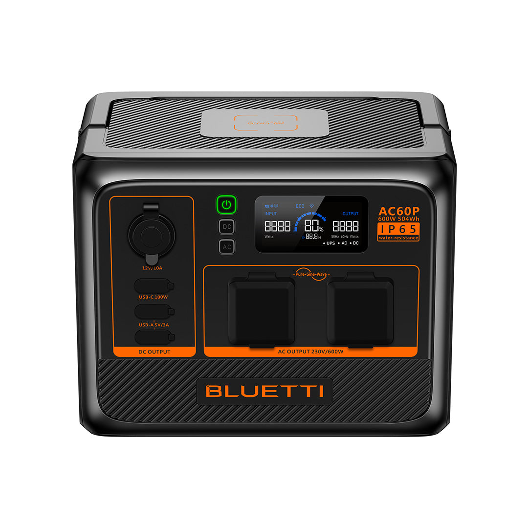 BLUETTI AC60P Portable Power Station | 600W 403Wh