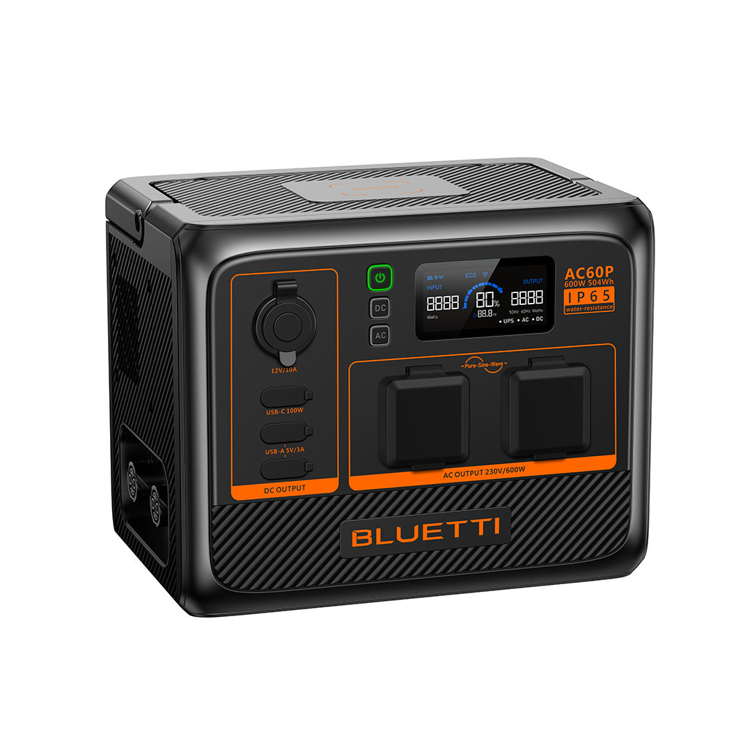 BLUETTI AC60P Portable Power Station | 600W 403Wh